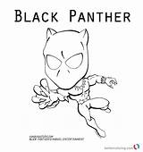 Panther Coloring Pages Marvel Cartoon Printable Kids Print sketch template
