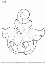 Pumpkaboo Draw Step Pokemon Drawing Necessary Improvements Finally Finish Make sketch template