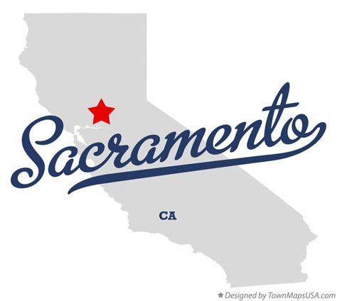 sacramento california   map rosa wandie