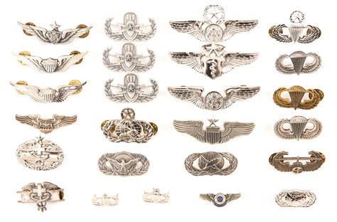 army wings badge  insignia mixed lot