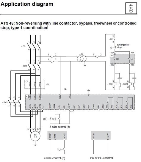 soft starter wiring diagram schneider