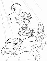 Pages Disney Coloring Princesses Punk Ariel Template Princess sketch template