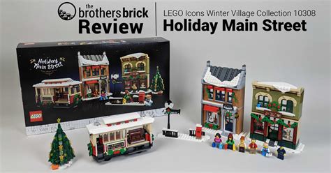 lego icons winter village collection  holiday main street wintertime retail therapy