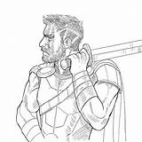Thor Ragnarok Deviantart Marvel sketch template