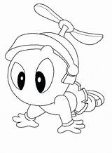 Coloring Pages Baby Looney Tunes Marvin Cartoon Printable Martian Bunny Characters Crawling Bugs Kids Color Print Character Gangster Fastseoguru Toons sketch template
