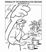 Parable Matthew Vineyard Workers Parabola Tenants Weeds Parables Lesson Smarrita Pecorella Sermons4kids Bibbia Coloringhome sketch template