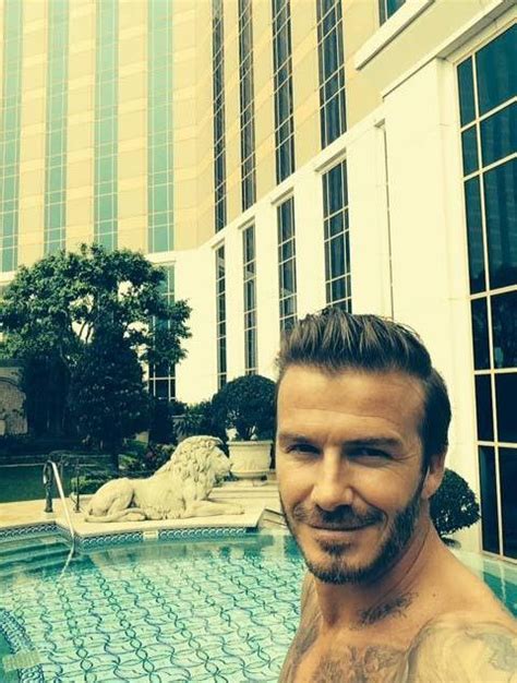 David Beckham Poses Topless In Selfie Taken On Break In China Hello