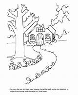 Bears Coloring Three Pages Goldilocks House Forest Children Little Template Found Kids Print Fairy Tale Stories Pdf Popular Coloringhome sketch template