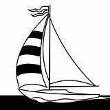 Clipart Sailboat Clip Sail Sailing Clipground sketch template