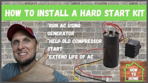 install  hard start kit  home ac    hard start kit youtube