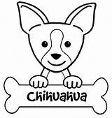 Chihuahua Coloring Pages Kids Dog Printable Color Print Getdrawings Drawing Getcolorings sketch template