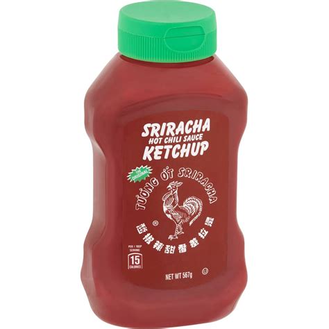 Sriracha Hot Chilli Sauce Ketchup 567g Woolworths