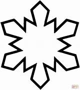 Snowflake Snowflakes sketch template