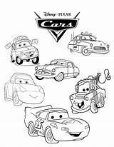 Coloring Pages Disney Cars Movie Pixar Kids Cartoon Book Covers Mickey Mouse Colouring Color Books Print Walt sketch template