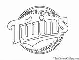 Twins Minnesota Logo Stencil Mlb Coloring Pages Pumpkin Kids Carving Search Again Bar Looking Case Don Use Print Find sketch template