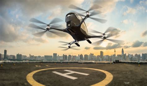 ehang  app controlled passenger drone released gravitate digital
