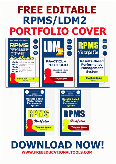 editable cover  rpms ldm  portfolio sy