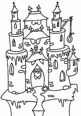 Chateau Dibujos Castelo Colorat Castillos Kolorowanki Zamki Atormentadas Gratuit Castles Planse Haloween Kleurplaten Hantee Dzieci Halloween1 Desene Hante Paginas Fiestas sketch template