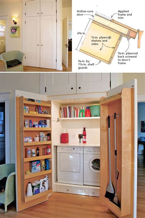ideas   house  awesome ideas  tiny laundry spaces