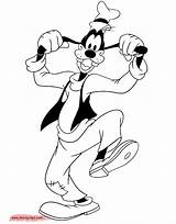 Goofy Coloring Pages Disneyclips Silly Funstuff sketch template