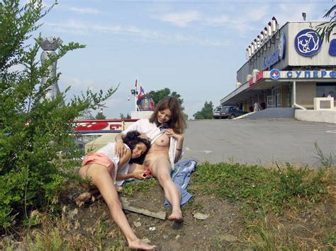 two lesbians playing with dildo at public places russian sexy girls