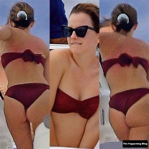 Emma Watson Shows Off Her Magical Sizzling Bikini Clad Body On Her Sun