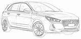 I30 Hyundai Aerpro Gd Gd2 sketch template