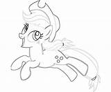 Pony Little Applejack Coloring Pages Jumping Random Getcoloringpages Disney Colors sketch template