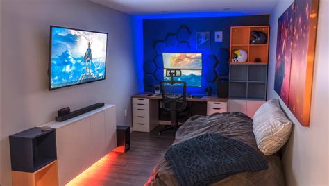 cool small gaming room ideas decoomo