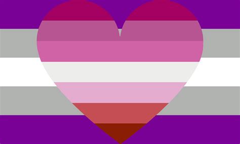 Gray Asexual Lesbian Combo By Pride Flags On Deviantart