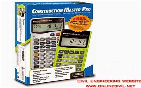 professional calculator software engineering construction master pro  civil