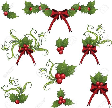 christmas garland clipart  getdrawings