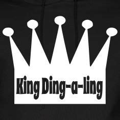king ding  ling hoodie spreadshirt hoodies men funny tshirts king