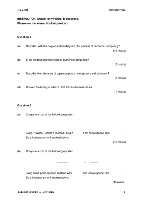 lgb numerical methods muhammad adli bin jaaffar academiaedu