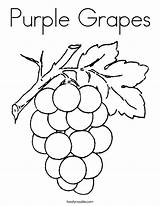 Purple Coloring Grapes Pages Color Kids Preschool Twisty Noodle Clip Grape Great Things Library Printable Clipart Coloringhome sketch template