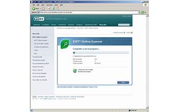 ESET Online Scanner screenshot #1