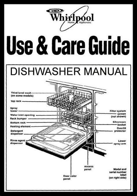 ge profile dishwasher user manual