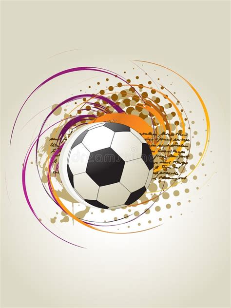 football art stock vector illustration  design element