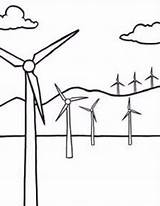 Wind Turbine Coloring 6kb sketch template