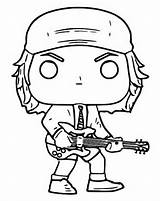 Funko Pop Dc Ac Young Angus Coloring Pages Rock Rocks Figures Pops Printable Print sketch template