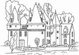 Castelli Colorare Castillos Castillo Coloriage Castello Paesaggi Kasteel Principesse Castle Disegno Castelo Moderna Edad Coloratutto Pintar Plantillas Château Fosso Rodeado sketch template