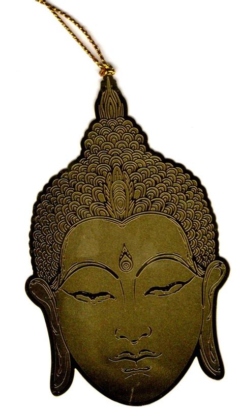 buddha head ornament gold buddha head ornament