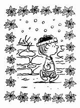 Peanuts Paradijs Kleurplaten Snoopy Linus sketch template