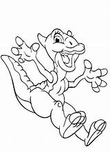 Coloring Land Before Time Pages Ducky Foot Little Excited Feet Color Getcolorings Marvelous sketch template