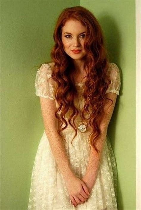 Beautiful Irish Redheads 29 Photos Shades Of Red Hair Long Layered