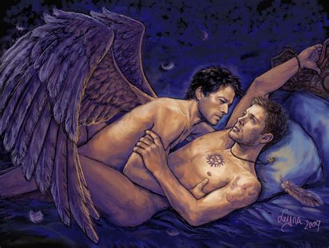 rule 34 castiel dean winchester gay male supernatural tagme 524461