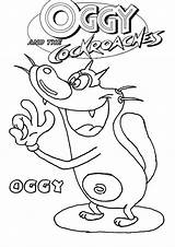 Oggy Cockroaches Oke Coloring Say Pages Color sketch template