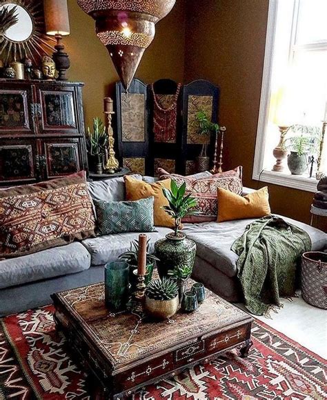 eclectic living room    shopyhomescom bohemian