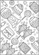 Candy Coloring Pages Food Tulamama sketch template