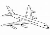 Coloring Aeroplane sketch template